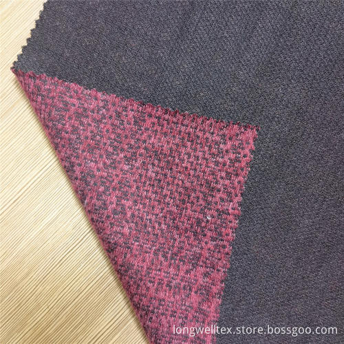 Polyester Spandex Knitted Jacquard Textured Fabric